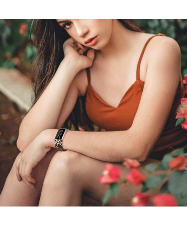 Maledan Leopard Pattern Band for Fitbit Charge 4/3 - Water Resistant Accessory Wristband - Small Size - Buy Online on GoSupps.com