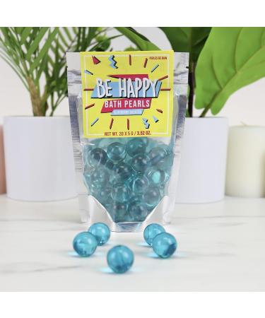 Gift Republic Be Happy Bath Pearls 20-Pack - Blueberry Scent - Buy Online on GoSupps.com