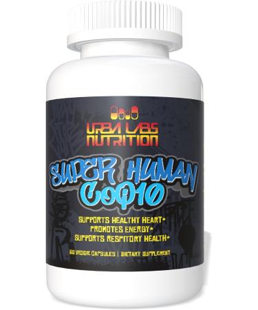 Urbalab Super Human CoQ10 200mg - High Bioavailable Ubiquinone for Healthy Aging Heart & Brain Support - Extra Strength Antioxidant Formula - Buy Online on GoSupps.com