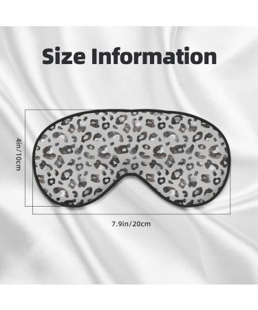 Shop Wild Animal Leopard Print Sleep Eye Mask - Soft Eye Cover for Night Sleeping & Travel - International Shipping Available - Buy Online on GoSupps.com