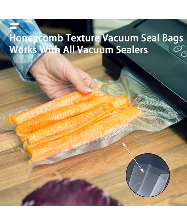 100 Pack 4x6 Inch Vacuum Sealer Bags | Heavy Duty, BPA Free, Smell Proof | Commercial Grade for Sous Vide, Boilsafe and Freezing | Airtight Food Storage Solution - Buy Online on GoSupps.com