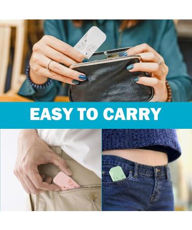 Portable Tooth Powder & Floss Picks - Travel Tooth Flap Pocket Keeper Box | 4 Pieces for Home & Travel - Buy Online on GoSupps.com