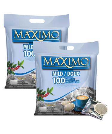MAXIMO Doux | 2x100 SENSEO® compatible coffee pods | Individually packaged for better conservation and impeccable hygiene