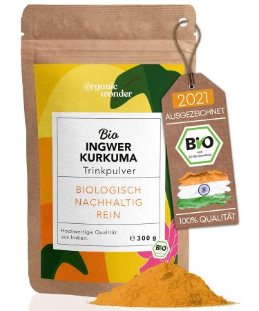 Organic ginger shot with turmeric - (300 g) - Immun boost high doses i 300 portions I ginger turmeric shot powder i de - ko -001 300 g (1 Pack) - Buy Online on GoSupps.com