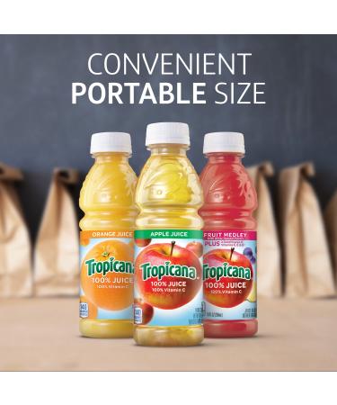 Tropicana 100% Juice Variety Pack 10 Fl Oz (Pack of 24) - Classic Flavors - Buy Online on GoSupps.com