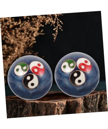 Shop Lurrose Chinese Baoding Balls - Metal Hand Massage & Stress Relief Exercise Balls for Fitness - Buy Online on GoSupps.com