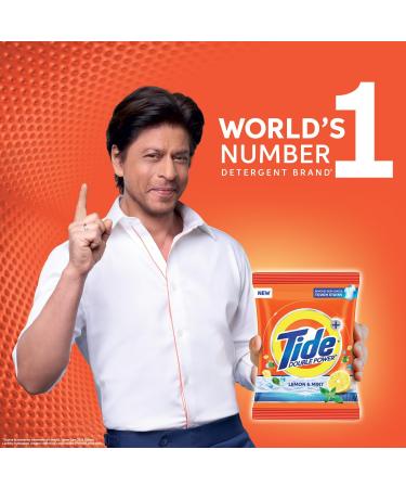 Tide Plus Detergent Washing Powder with Extra Power Lemon and Mint Pack - 500 g + SCOOPER - Buy Online on GoSupps.com