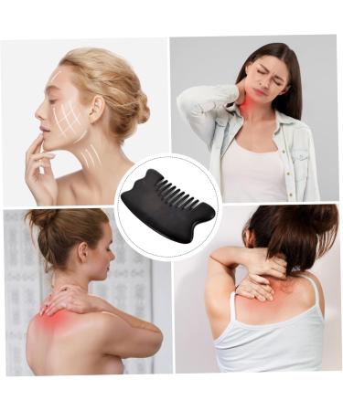 Beaupretty 2 STK Massage Comb & Scratching Tool - Household Massage Chambers | Scalp Massager | Black 10x6cm | International Shipping Available - Buy Online on GoSupps.com