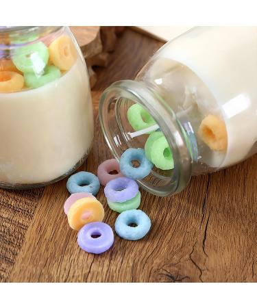 Buy Pudding Cup Donut Shape Scented Candle - 230G Floral Soy Wax Aroma | Perfect Gift for Home Decor Weddings and Meditation - Buy Online on GoSupps.com