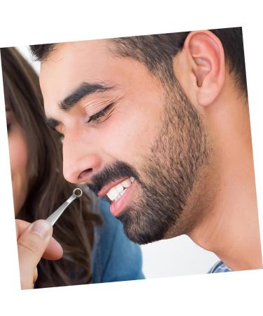 Ipetboom Stainless Steel Nose Hair Clip & Scissors Set | Portable Nasal Hair Trimmer & Facial Razors for Men & Women - Yellow 9.8x2.9cm - Buy Online on GoSupps.com