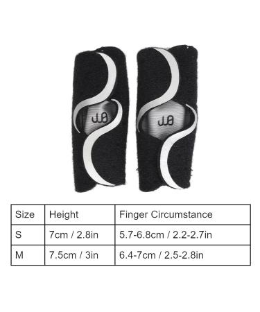 ZJchao Finger Splint Support Sleeves - 2pcs TPU Joint Protection for Basketball - Soft Design Impact Reduction No Bracket (S - Buy Online on GoSupps.com