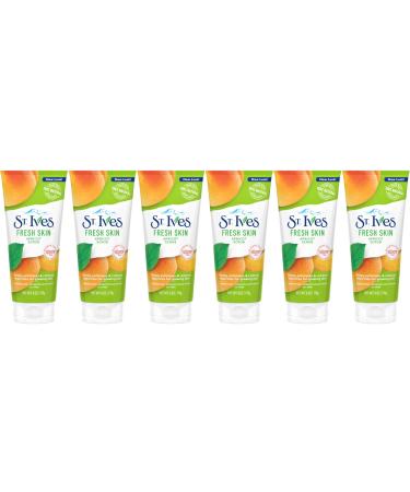 St. Ives Fresh Skin Apricot Scrub 6 oz - Invigorating & Smoothing Formula - Buy Online on GoSupps.com