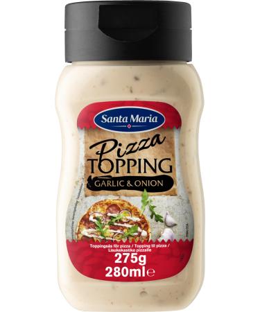 Santa Maria Pizza Topping | 6 x 280ml | Creamy with onion & garlic | The perfect finishing touch for every pizza Pizza Topping 6 x 280ml
