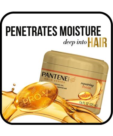 Pantene Pro-V Gold Series Repairing Mask with Argan Oil - 7.6 fl oz - Buy Online on GoSupps.com