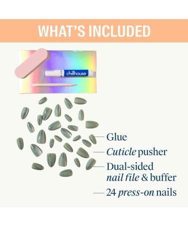 Chillhouse Chill Tips Limited | Sea Siren Press On Nail Kit (Almond) - Shop Internationally for Stylish Nails - Buy Online on GoSupps.com