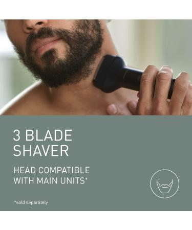 Panasonic MULTISHAPE ER-CSF1 Modular Personal Care System - 3-Blade Shaving Head for Men | No Handle Blade Attachment - International Shipping Available - Buy Online on GoSupps.com