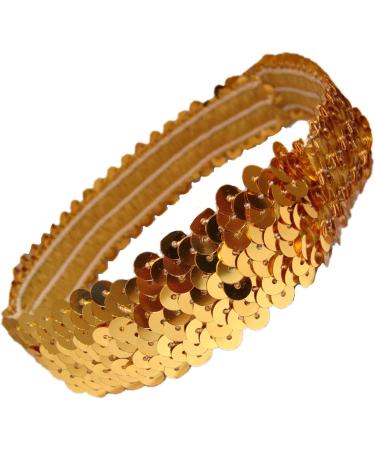 Sequin Headbands Set- Elastic Stretch Sparkly Fashion Headbands for Teens Girls & Women- Available in Various Colors- Ideal for Softball, Volleyball, Basketball, Dance- By Kenz Laurenz - Buy Online on GoSupps.com