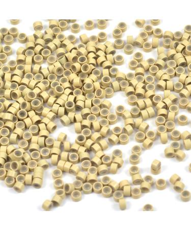 1000 Pieces 5mm Silicone Micro Rings for Hair Extensions - Blonde Micro Links Beads - Buy Online on GoSupps.com