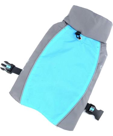 Ranphy Hundersmantel Waterproof Dog Jacket for Medium & Large Dogs Reflective Breathable Ultra-Light Rain Cover with Abdominal Protection Fits Dachshund & Labrador (8XL 90cm Breast Size) Blue & Gray - Buy Online on GoSupps.com