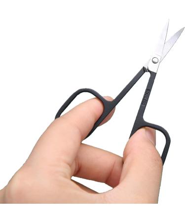TSG Luxury Professional Stainless Steel Nail Scissors Cuticle Sharp Toenail Fingernail Manicure Pedicure Grooming Kit Eyebrow Eyelash Dead Skin Curved - Buy Online on GoSupps.com