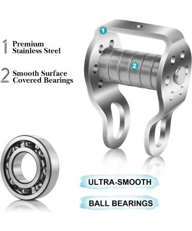 Hooroor Slackline Pulley with 52FT Zipline & Monkey Bar - Ninja Warrior Obstacle Course for Kids & Adults - Outdoor Toys Playset for Backyard Jungle Gym - Buy Online on GoSupps.com