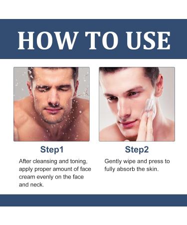 Men's Face Cream - 6-in-1 Facial Care & Eye Bag Treatment | Aesthetic Science for Men Daily Formula for Healthy Skin - Buy Online on GoSupps.com
