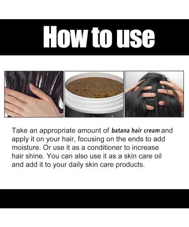 2 Pcs Batana Oil Hair Cream Organic Batana Oil for Healthy Hair Promotes Hair Wellness for Men and Women - Buy Online on GoSupps.com