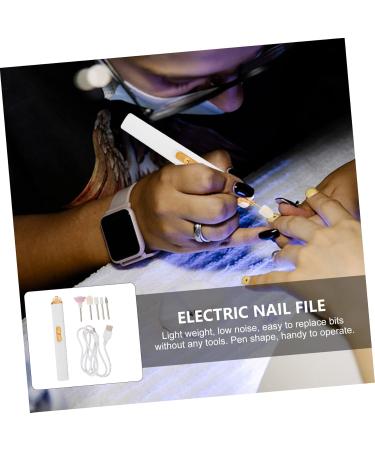 Nail Polisher White Abs Mini Grinder - Buy Online on GoSupps.com