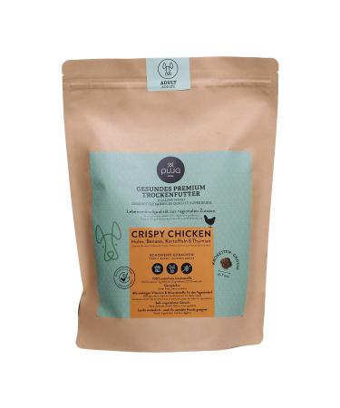 PUJA Grain Free Dry Dog Food with Chicken Banana Potatoes and Thyme Premium Food Grade 1kg Suitable for All Dogs