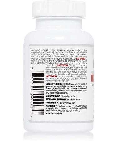 Arthur Andrew Medical Nattovena Nattokinase 200 mg - 30 Capsules | Pure Heart Health Supplement - Buy Online on GoSupps.com