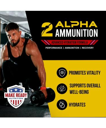 MAKE READY NUTRITION - 2Alpha Ammunition Strawberry Kiwi - 15 Servings Stick Pack - Buy Online on GoSupps.com