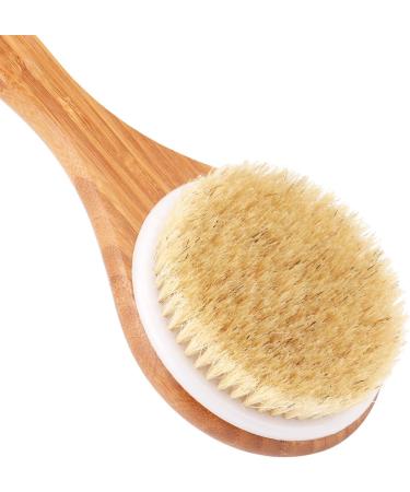 Frava Long Handle Bath Brush Back Scrubber - Exfoliating Shower & Bath Body Brush (15.7 Inches) - Buy Online on GoSupps.com