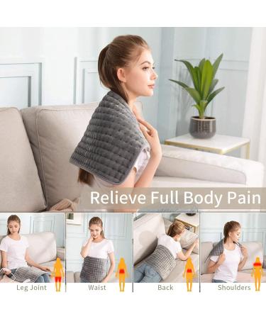 Portable Electric Heating Ceiling Pillow - 60x30 cm | 6 Heat Settings | Pain Relief for Neck & Shoulders | Cozy & Washable Winter Comfort - Buy Online on GoSupps.com
