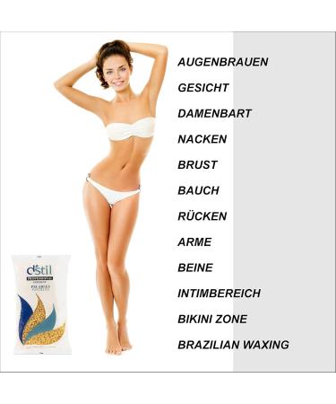 Dstil 1 kg Honey Wax Pearls for Hair Removal | Brazilian Face Armpits Legs & Bikini Waxing - Buy Online on GoSupps.com