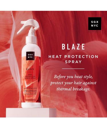 SGX NYC Blaze Leave-In Heat Protection Spray - Ceramide-Infused Heat Protector for Damaged Hair - 7.2 oz - International Shipping Available - Buy Online on GoSupps.com