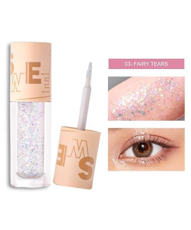 5PCS Korean Liquid Glitter Eyeshadow Set - Shimmer Metallic Makeup for High Pigmented, Long Lasting Eye Crystals - Buy Online on GoSupps.com