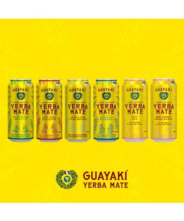 Guayaki Yerba Mate Tea Canned Beverage Revel Berry Flavor 458 mL (Pack of 12) - Buy Online on GoSupps.com