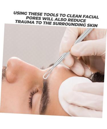 Baluue 1 Set Blackhead Removal Tool Scraper Tool Blemish Extractor Tool Pore Cleaner Stainless Steel Silver - Buy Online on GoSupps.com