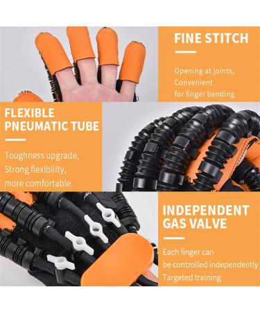 Rehabilitation Robot Gloves for Stroke Hemiplegia Hand Adjustable Strength Settings Finger Orthosis Long-Term Relief Finger Cramps(Size:Size S Color:Left) size S Left - Buy Online on GoSupps.com