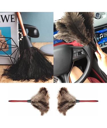 Set Duster 1 PC Brush Duster Wooden Handle Cleaning Tool Household Furniturer Car Cleaner Handle Dusters Brushes - Buy Online on GoSupps.com