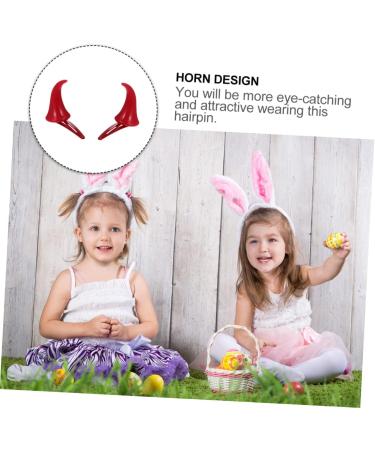 minkissy 9 Pairs Halloween Decorative Barrettes Demon Hair Pin Hair Clip Devil Little Horn Hair Accessory for Girls Halloween Party Hair Accessories Hair Barrettes Horns Props - Buy Online on GoSupps.com