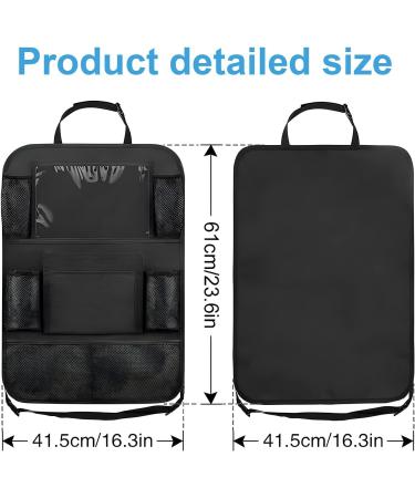 Buy Aiqinu Waterproof Car Backrest Protection & Organizer - 2 Pack Black Oxford Cloth Seat Organizer for Kids | Ample Storage Space & Easy Care - Buy Online on GoSupps.com