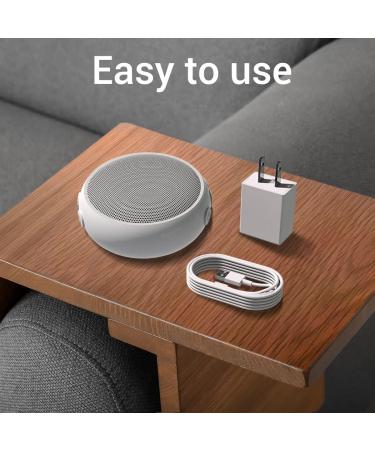 SoundMe Sleep Sound Machine | 30 Soothing Natural Sounds | Compact Size | White Noise for Baby, Kids & Adults | AC/USB Powered | Sleep Timer - Buy Online on GoSupps.com
