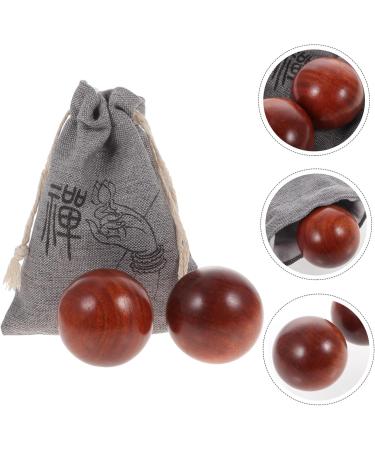 Ultechnovo Handball Puppet Heads | 2 Sets of Large Wooden Balls for Hand Exercises | Perfect for Tinker & Gently Rolling Activities - Buy Online on GoSupps.com