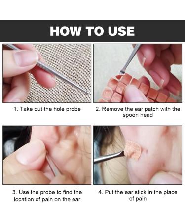 600 Pieces Acupuncture Ear Seeds & Massage Stick Set | Acupressure for Wellness & Relaxation | International Shipping Available - Buy Online on GoSupps.com