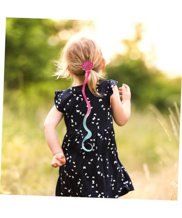 minkissy 5 Pairs Children's Hair Clip Kids Hair Extensions Hair Clip Wig Kids Curly Hair Extensions Hair Extensions Wig Shell Hair Clip Ponytail Claw High Temperature Wire Princess Clothing - Buy Online on GoSupps.com