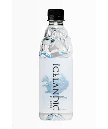 Icelandic Glacial Natural Spring Water from Iceland 500ml 24 Count