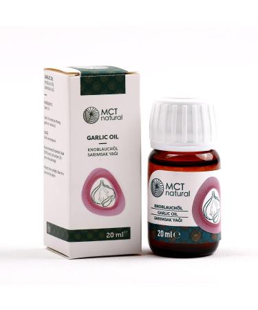 MCT Natural |Garlic oil 20ml |100% natural clean |Natural cosmetics |Care oil |Aromatherapy |Strengthens the immune system and the bones |Against hair loss |Antibacterial
