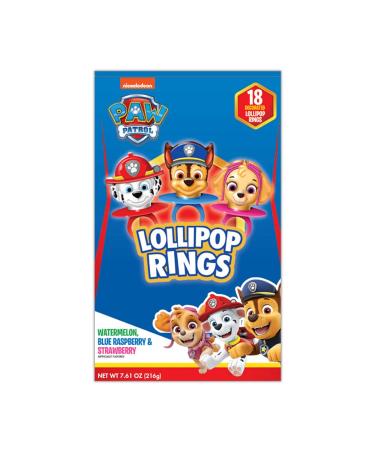 Paw Patrol Lollipop Rings - Assorted Flavors, Decorated Designs - Buy Online on GoSupps.com