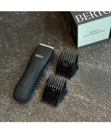 Berto Elite Trimmer PRO | Best Men's Ball & Body Hair Trimmer | Waterproof LED Spotlight Replaceable Blades - Buy Online on GoSupps.com